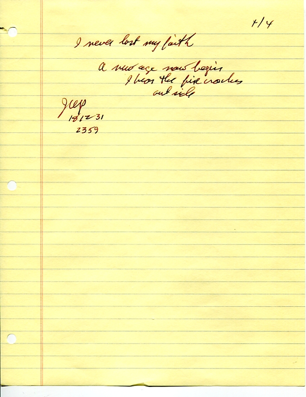 John WorldPeace Poems 2018